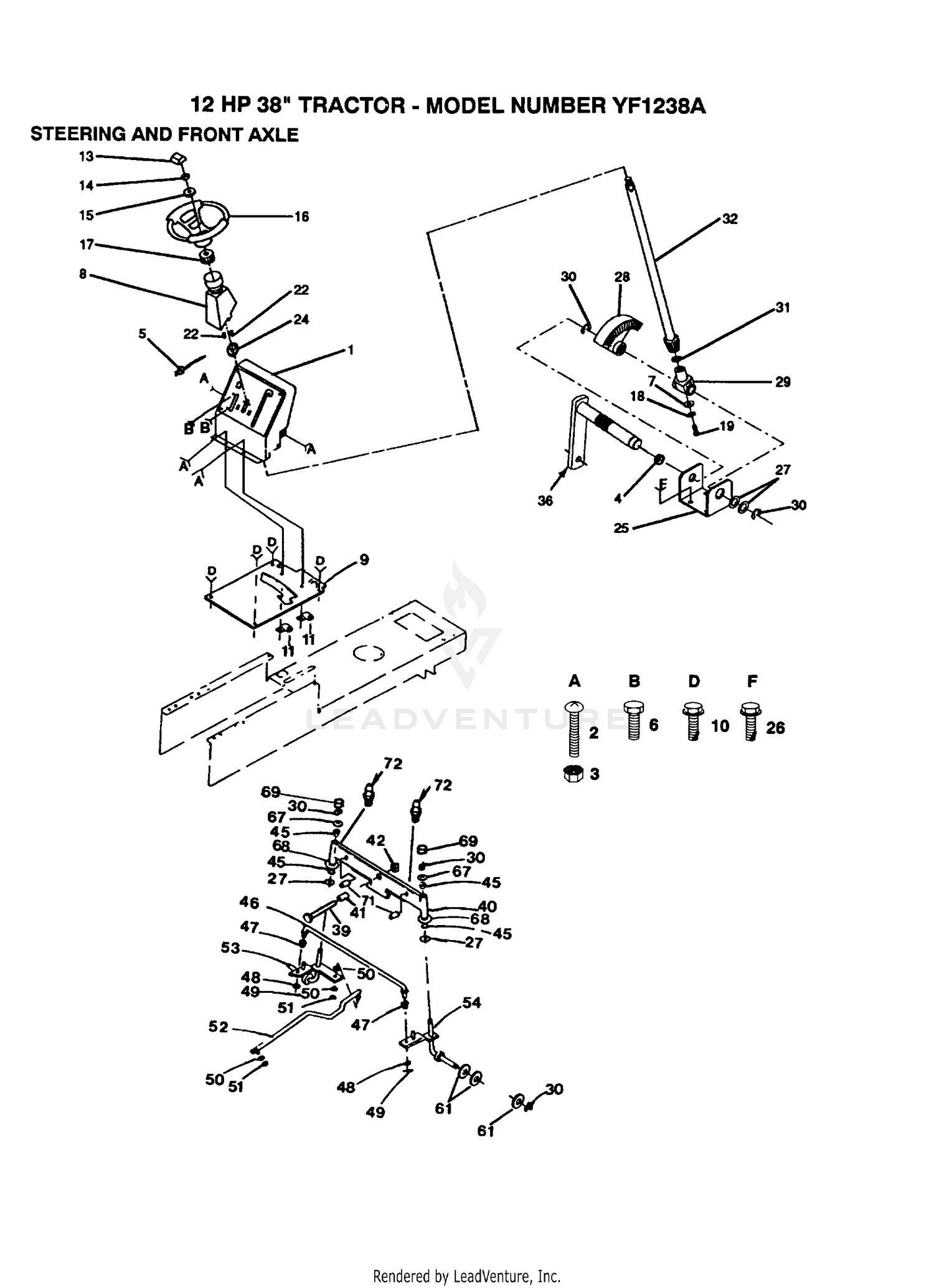 STEERING AND FRONT AXLE