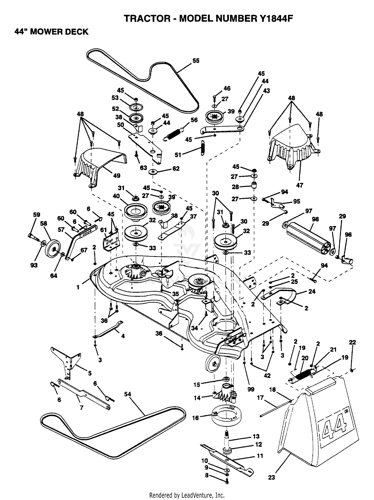 MOWER DECK
