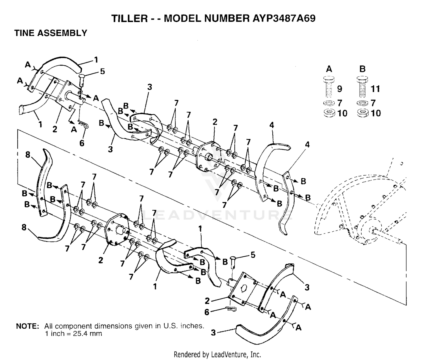 TINE ASSEMBLY