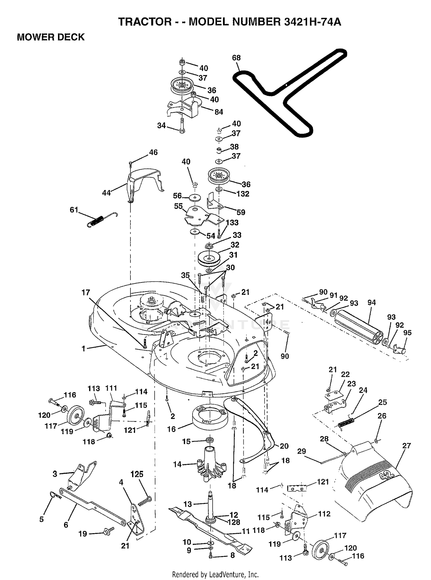 MOWER DECK