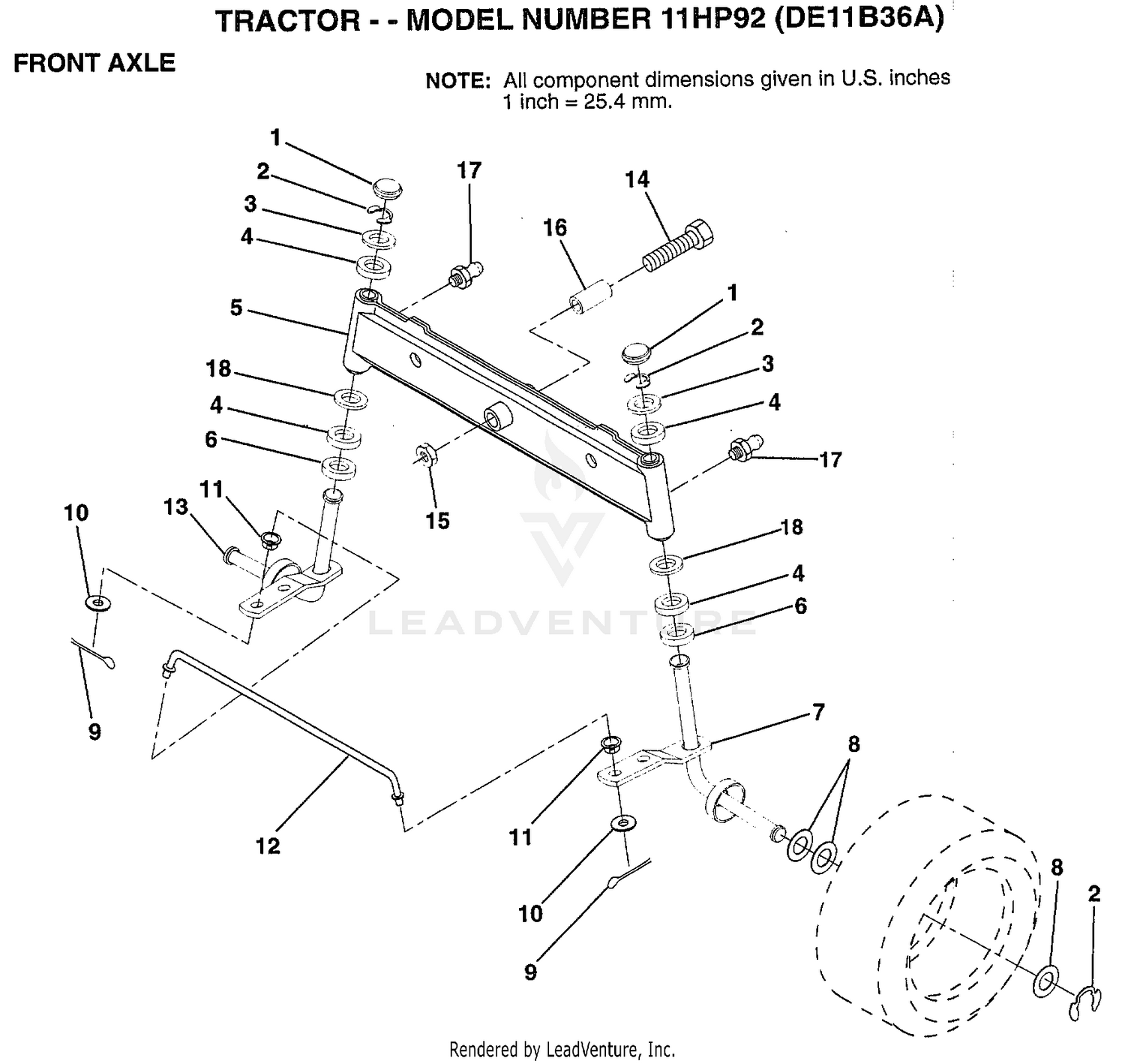 FRONT AXLE