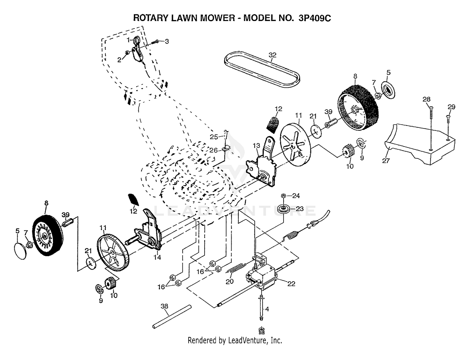 ROTARY LAWN MOWER