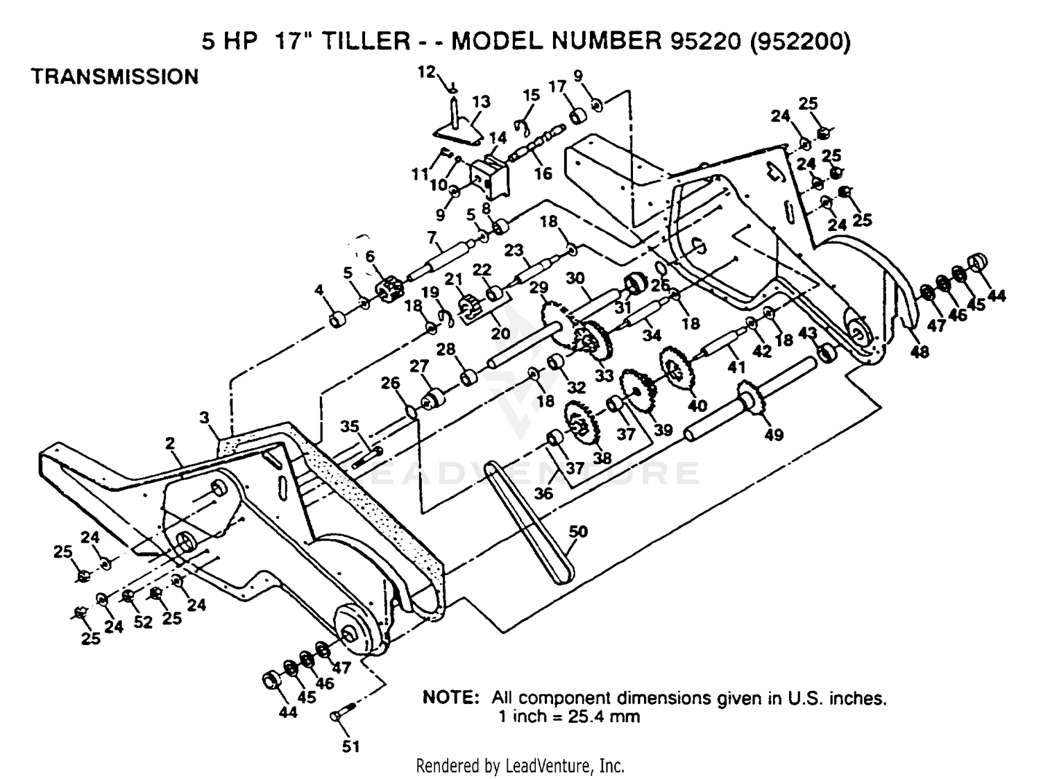 TRANSMISSION P/N BREAKOUT