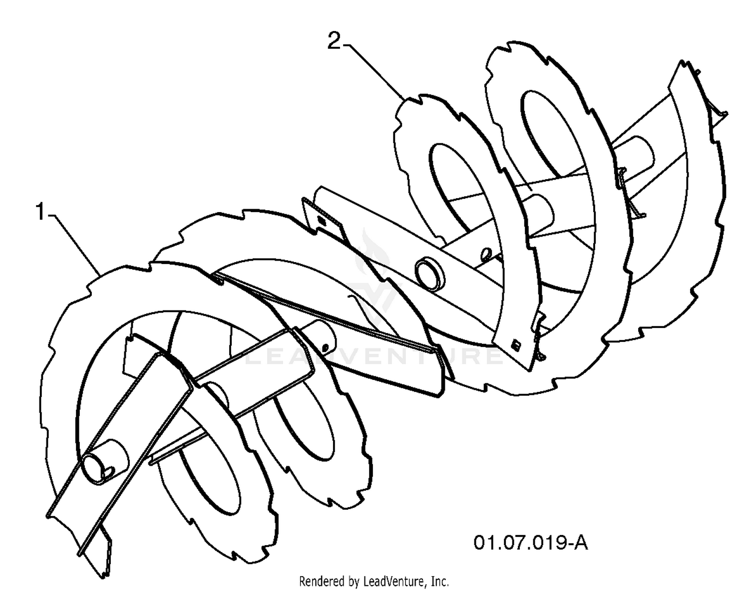 Auger Housing / Impeller Assembly