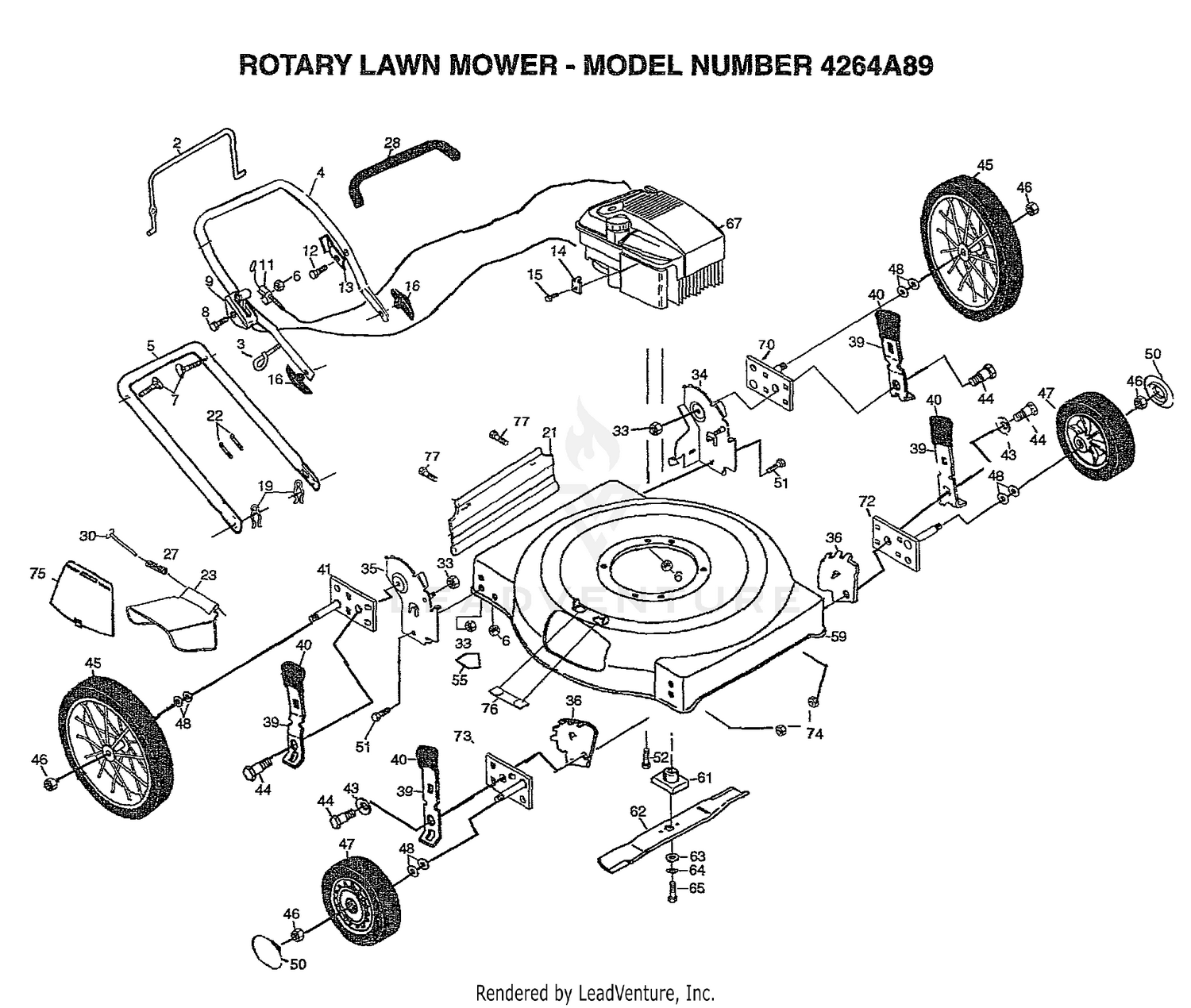 ROTARY LAWN MOWER