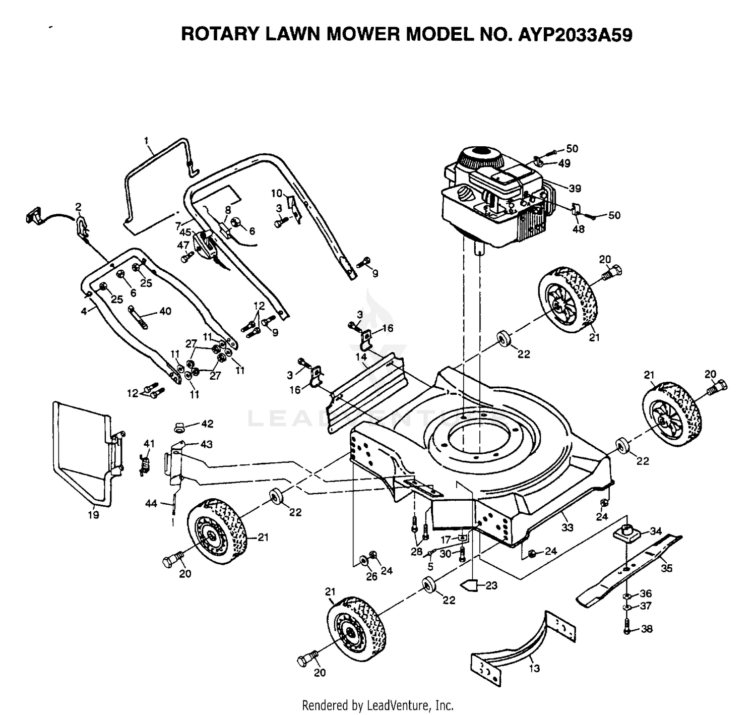 ROTARY LAWN MOWER