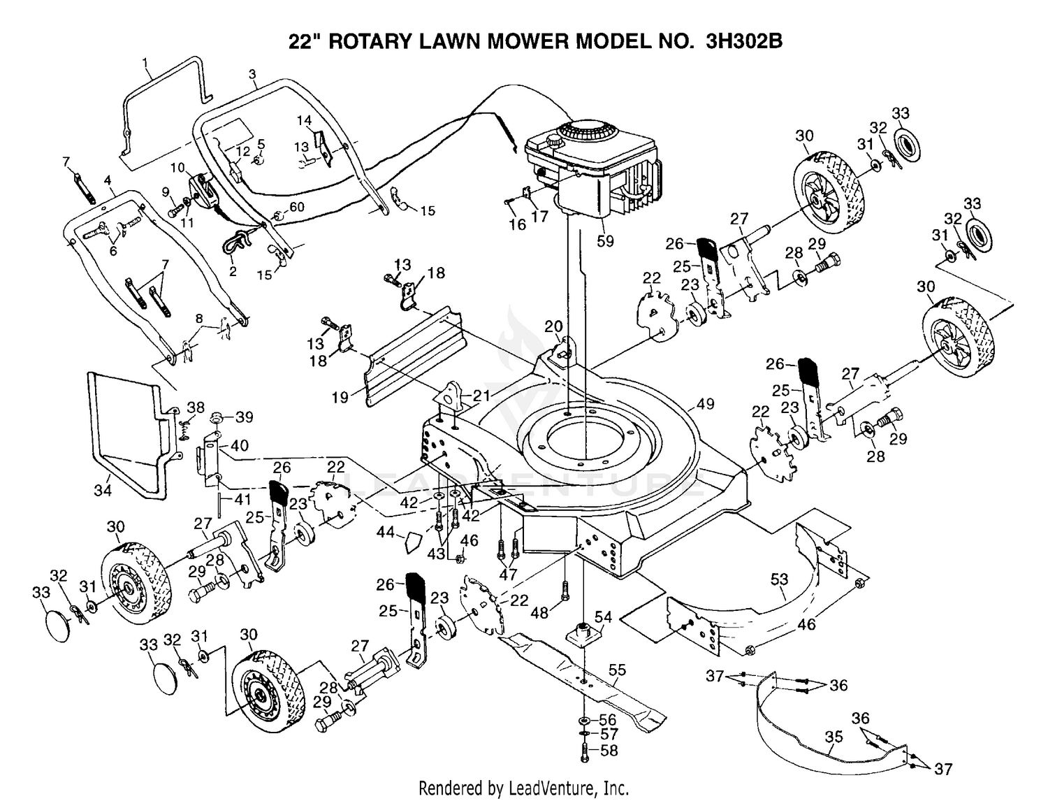 22" ROTARY MOWER