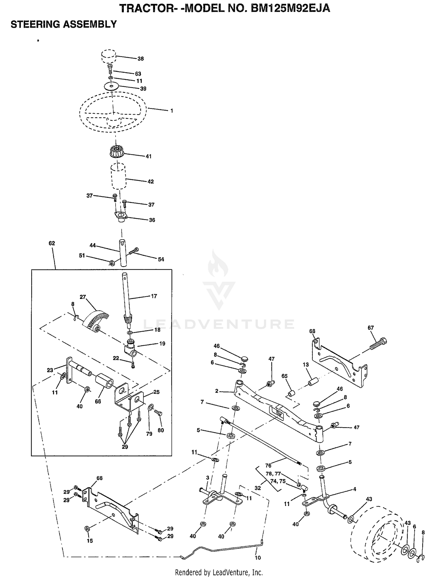STEERING ASSY