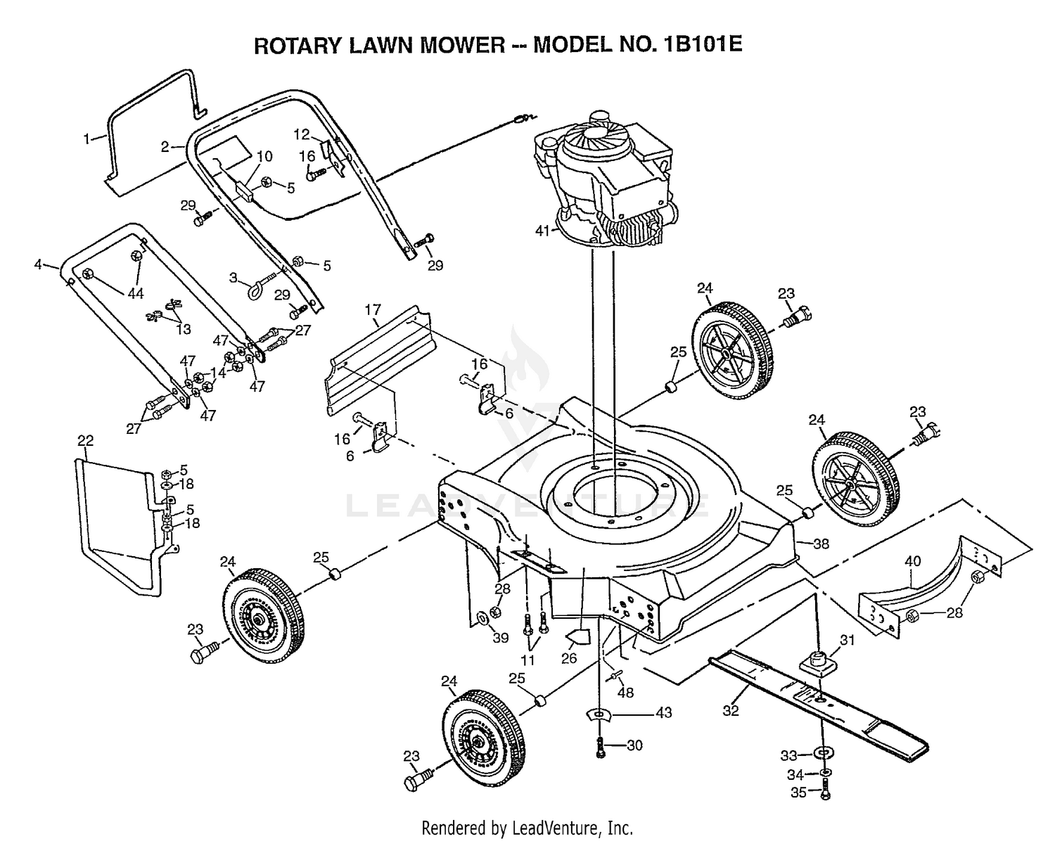 ROTARY LAWN MOWER
