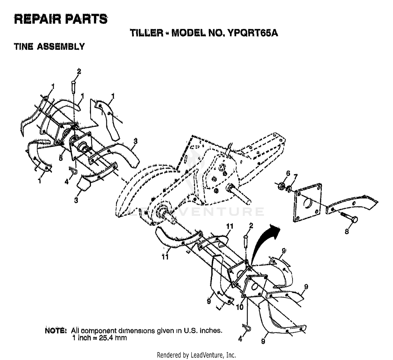 TINE ASSEMBLY
