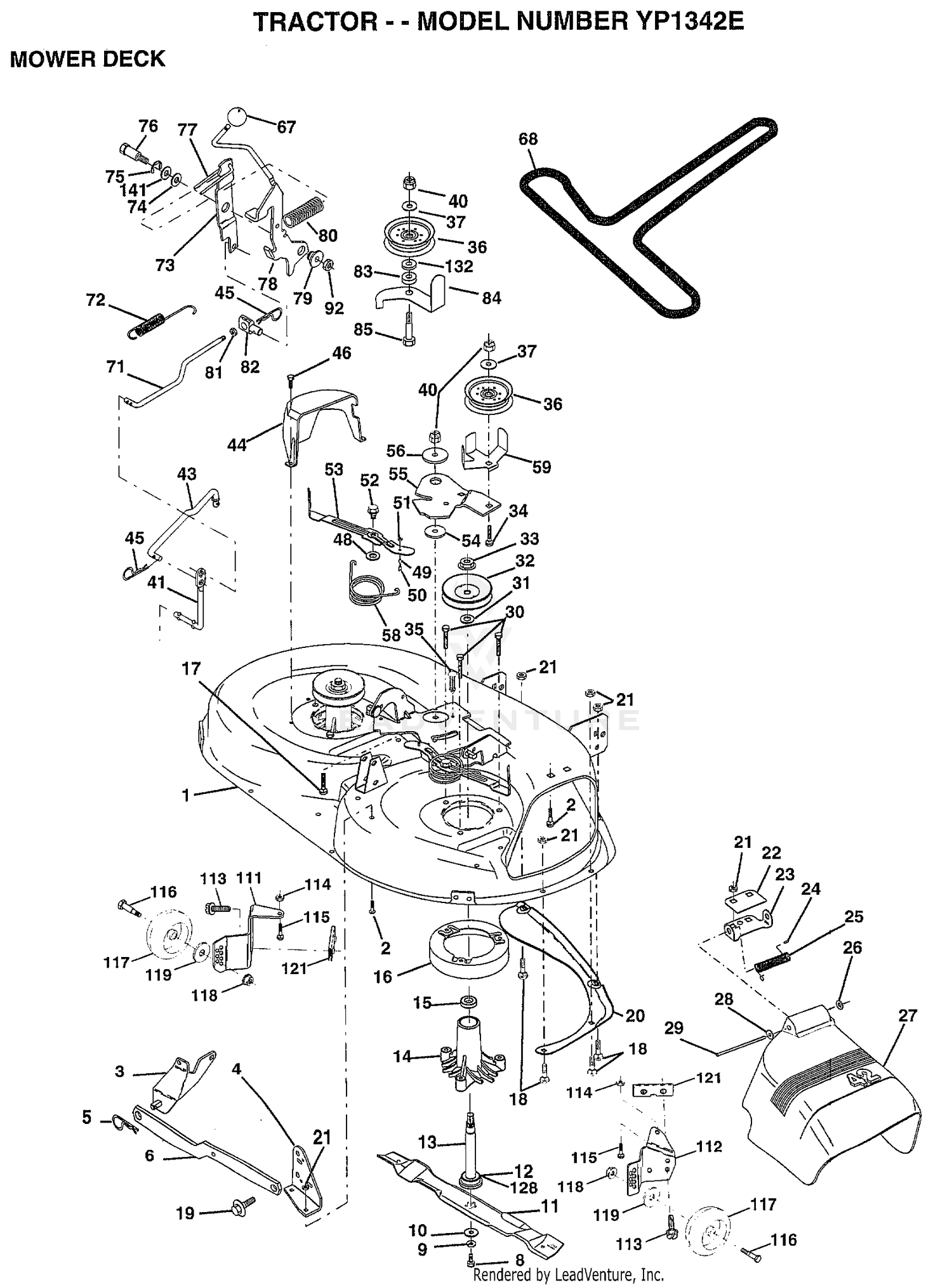 MOWER DECK