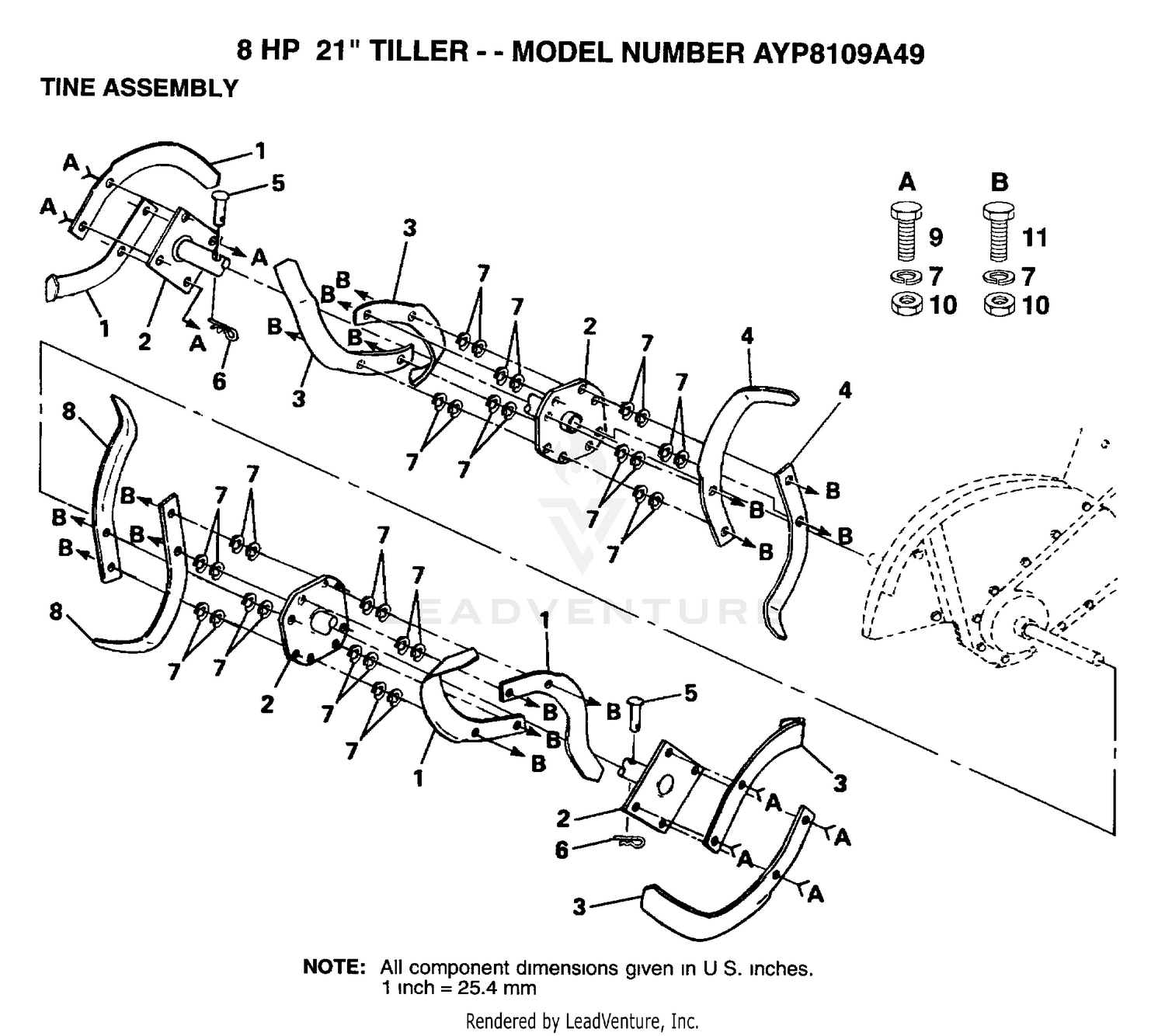 TINE ASSEMBLY