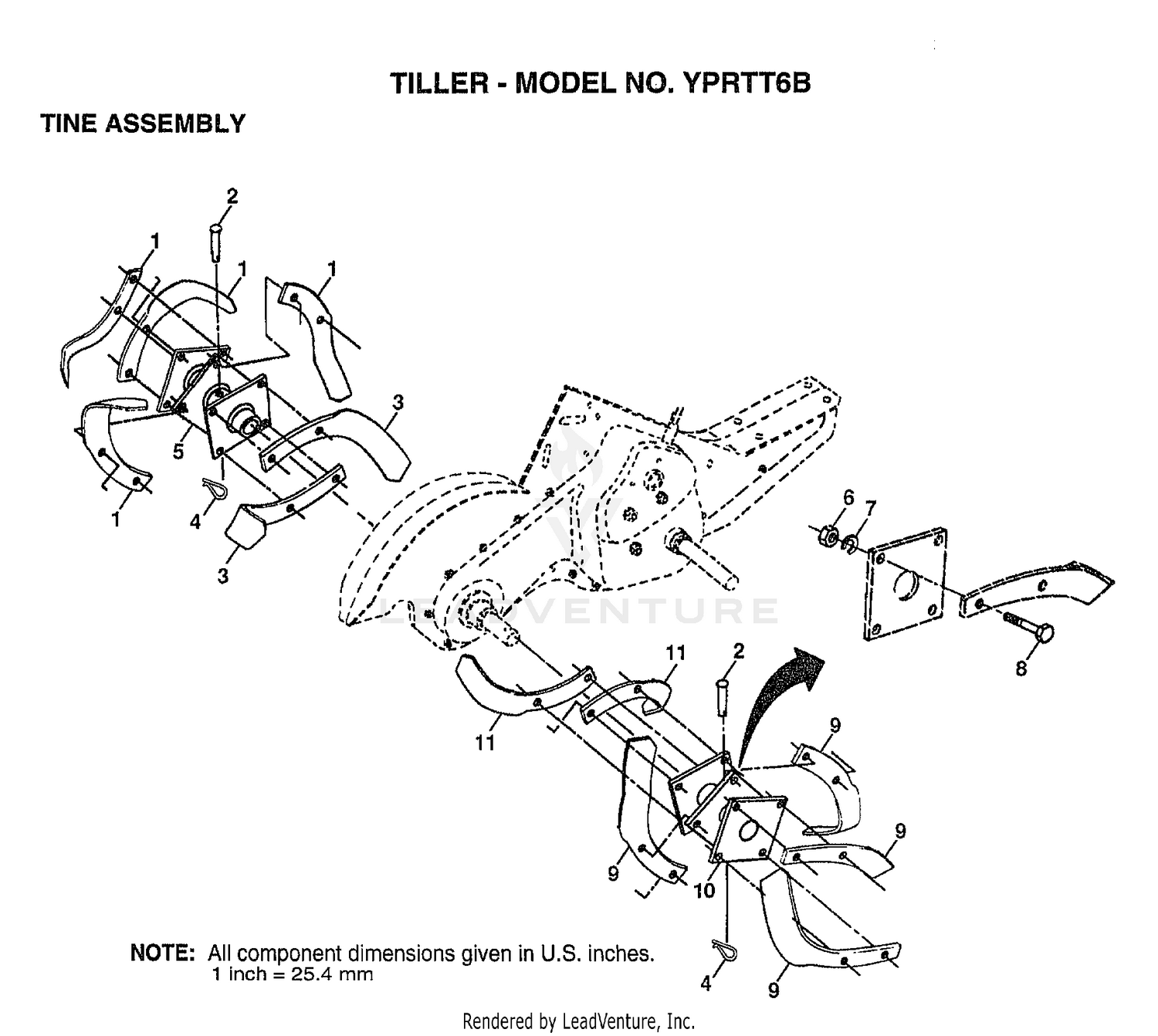 TINE ASSEMBLY
