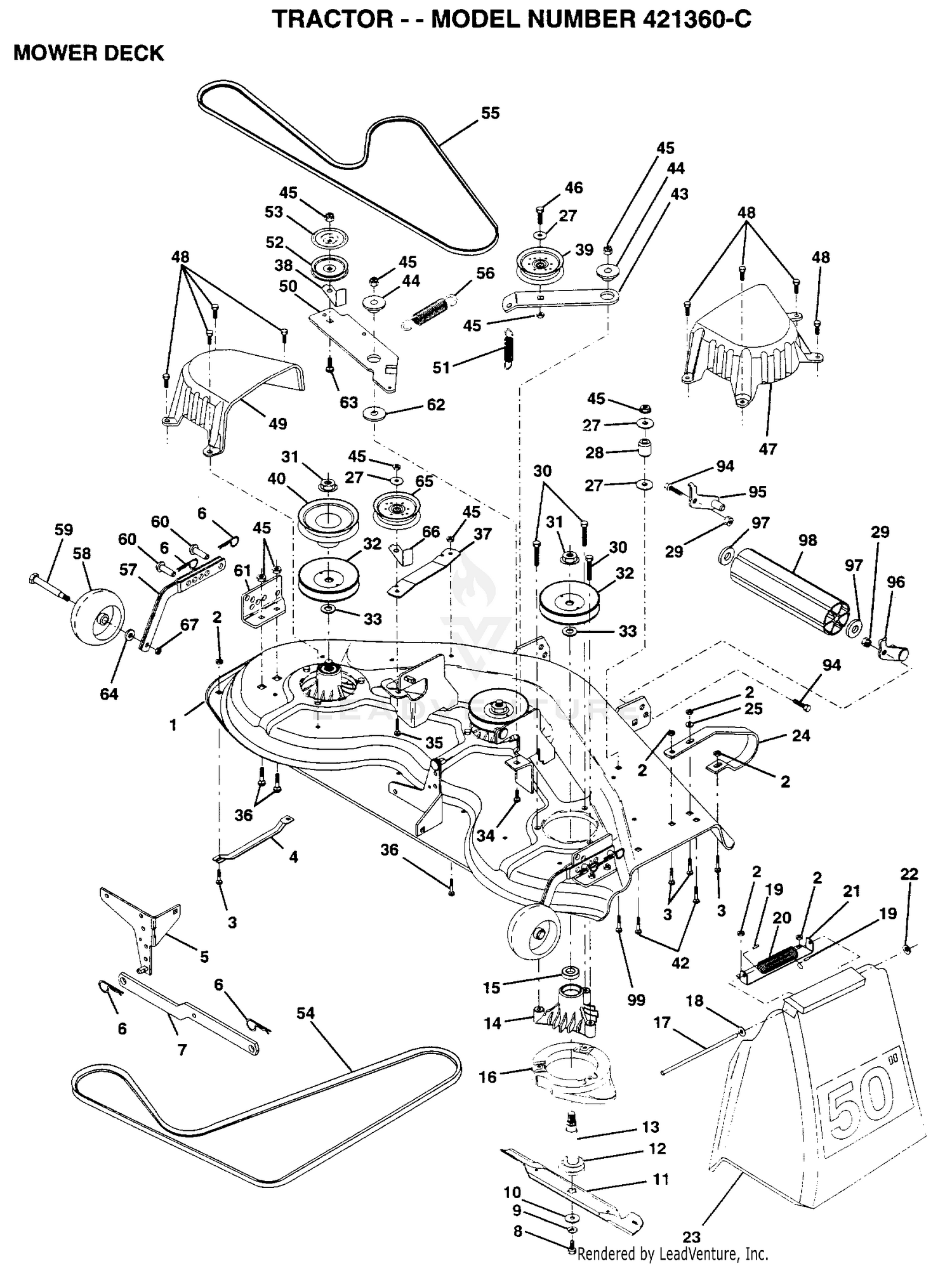 MOWER DECK