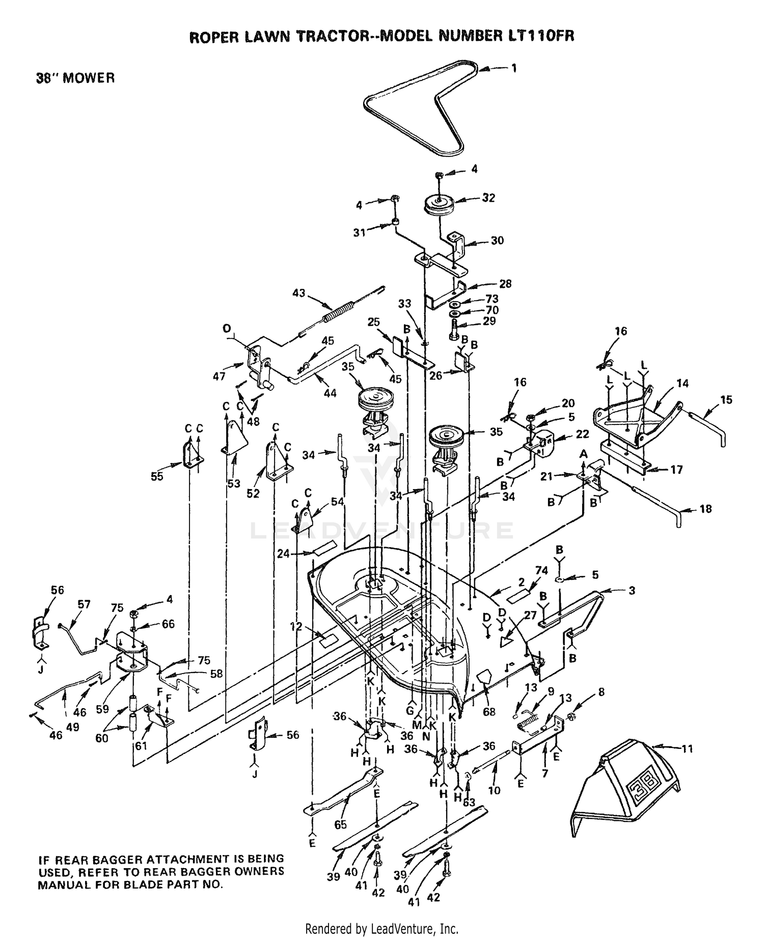 38" MOWER