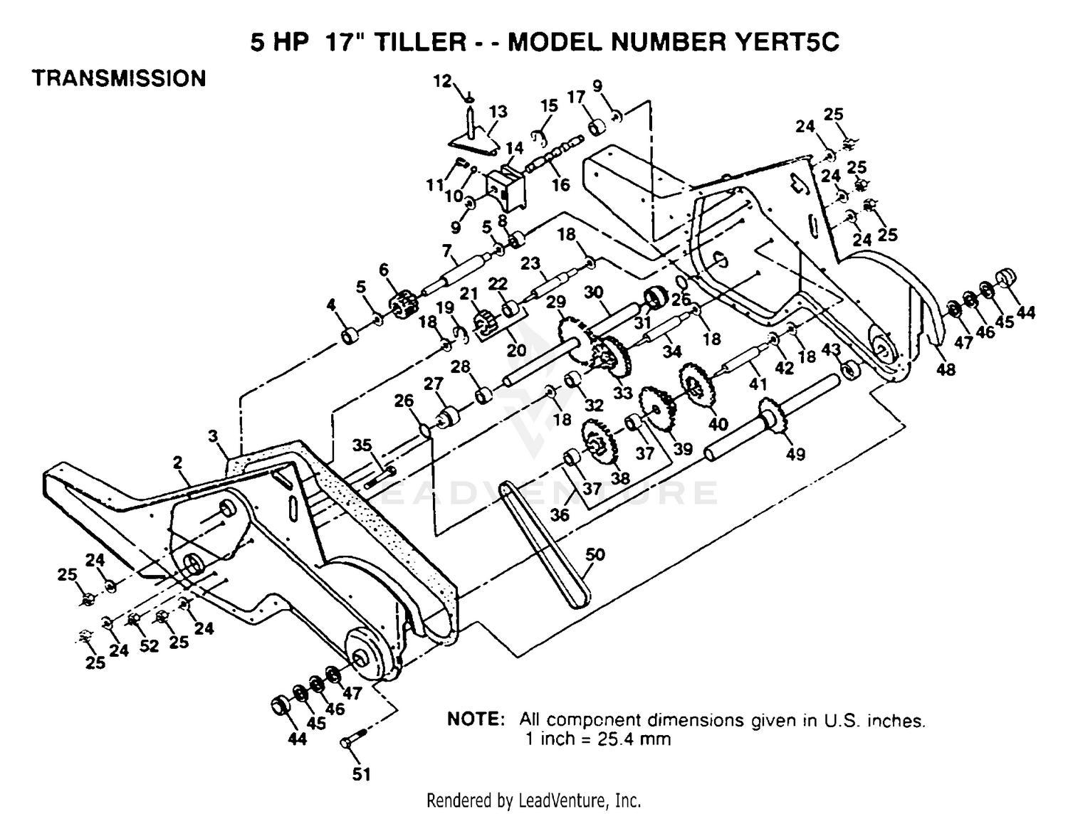 TRANSMISSION P/N BREAKOUT