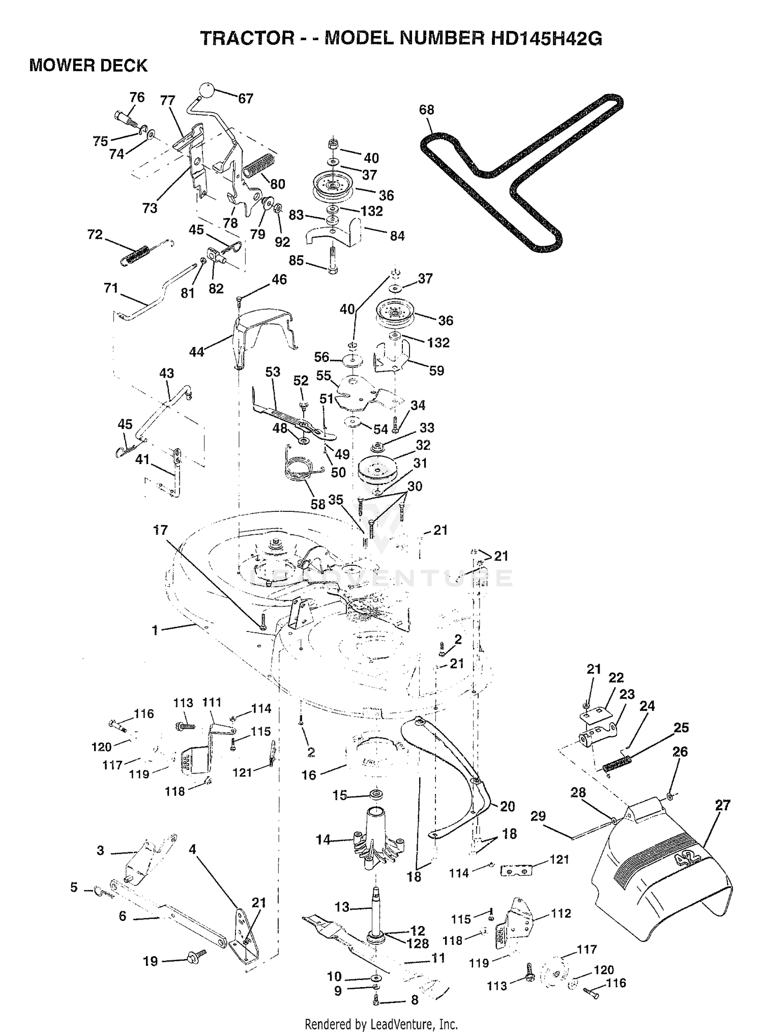 MOWER DECK