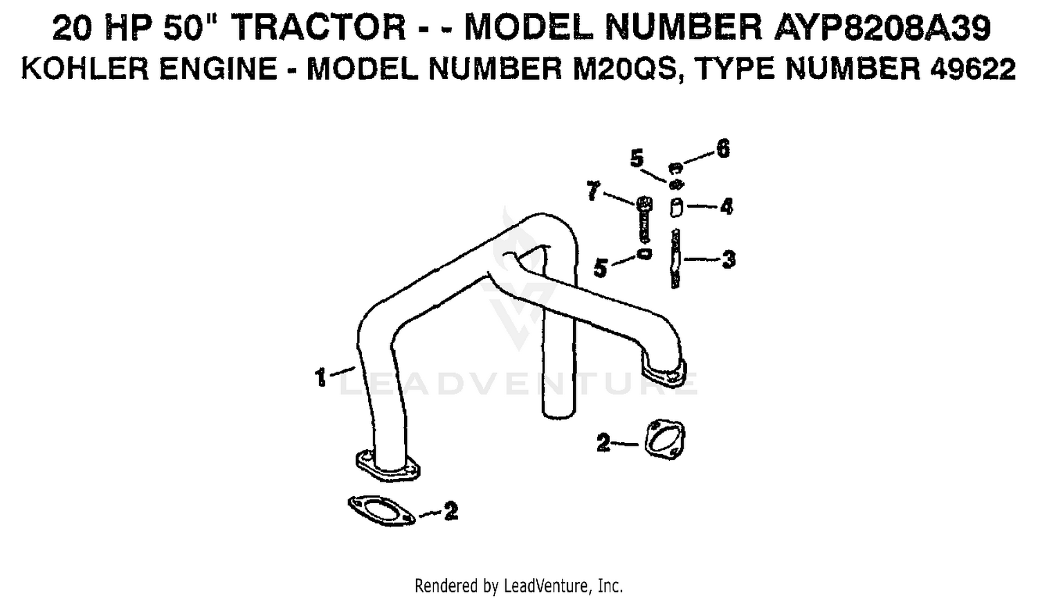 KOHLER ENGINE EXHAUST