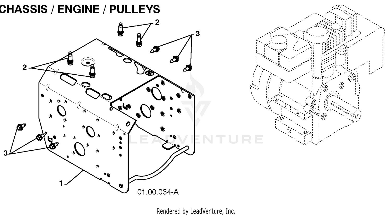 Chassis / Engine / Pulleys