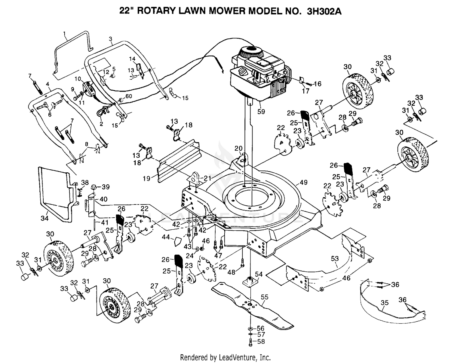 22" ROTARY MOWER