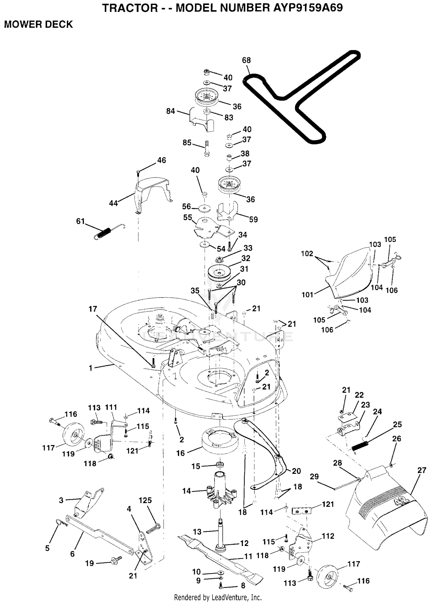 MOWER DECK