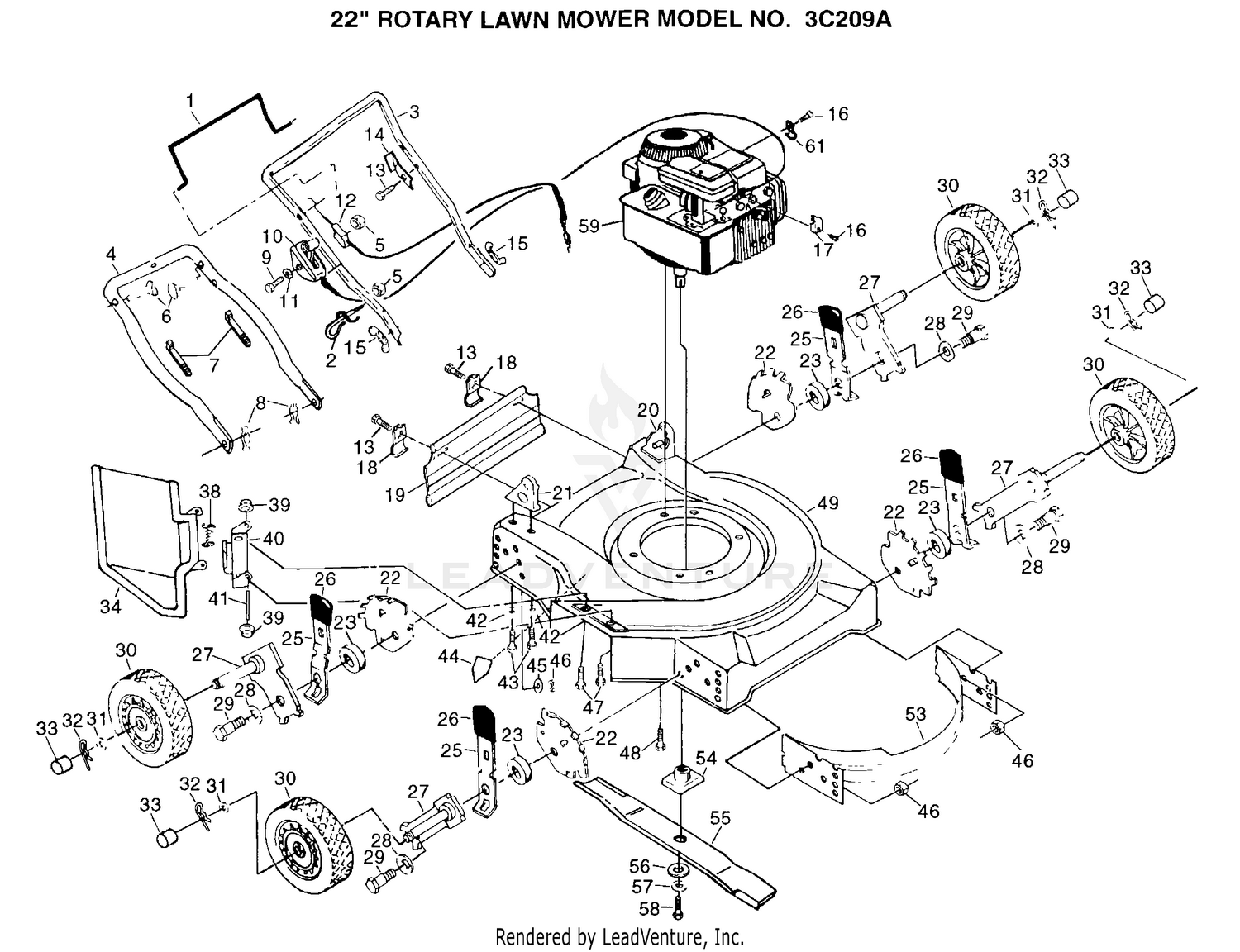 22" ROTARY MOWER