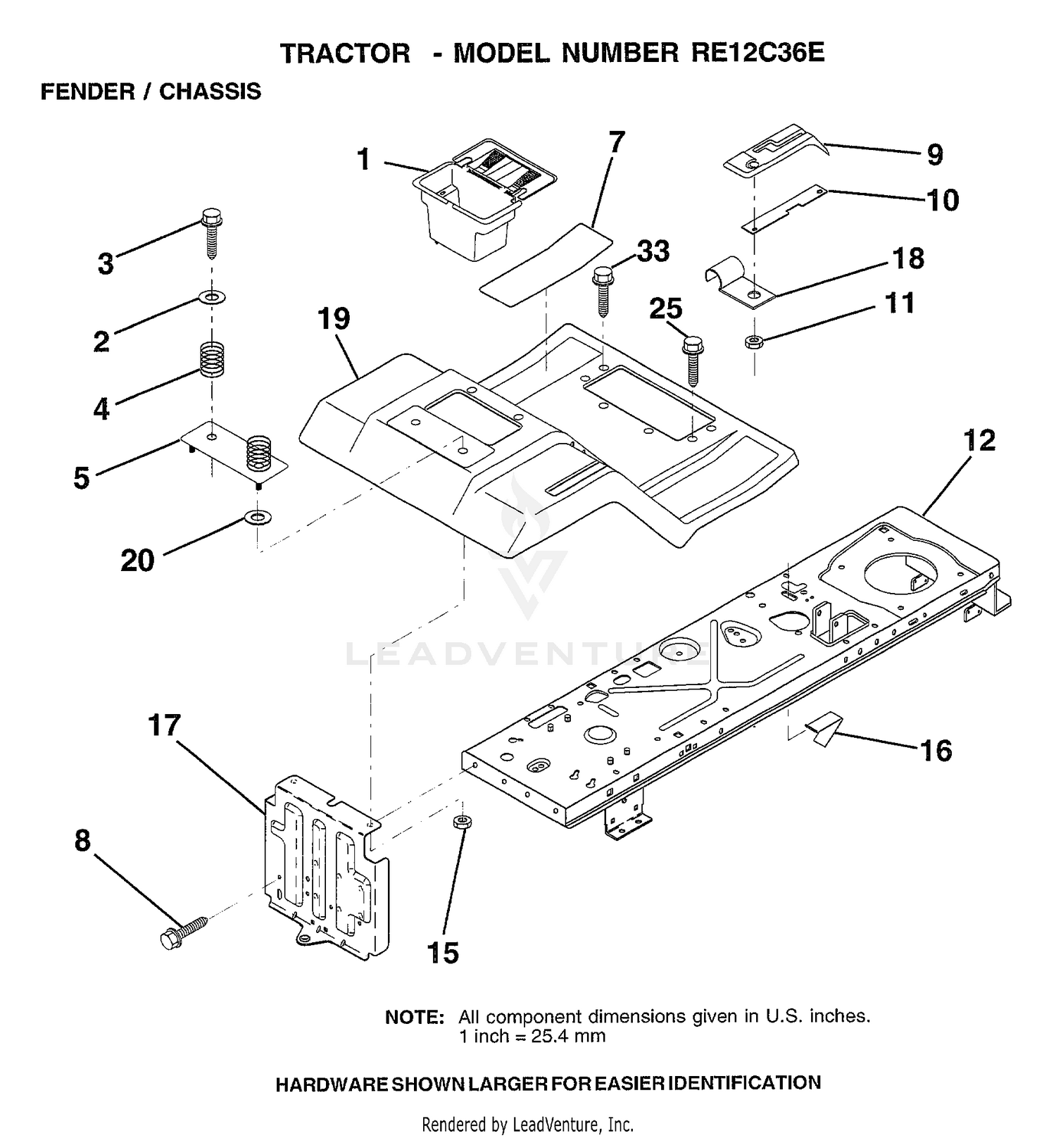 FENDER/CHASSIS