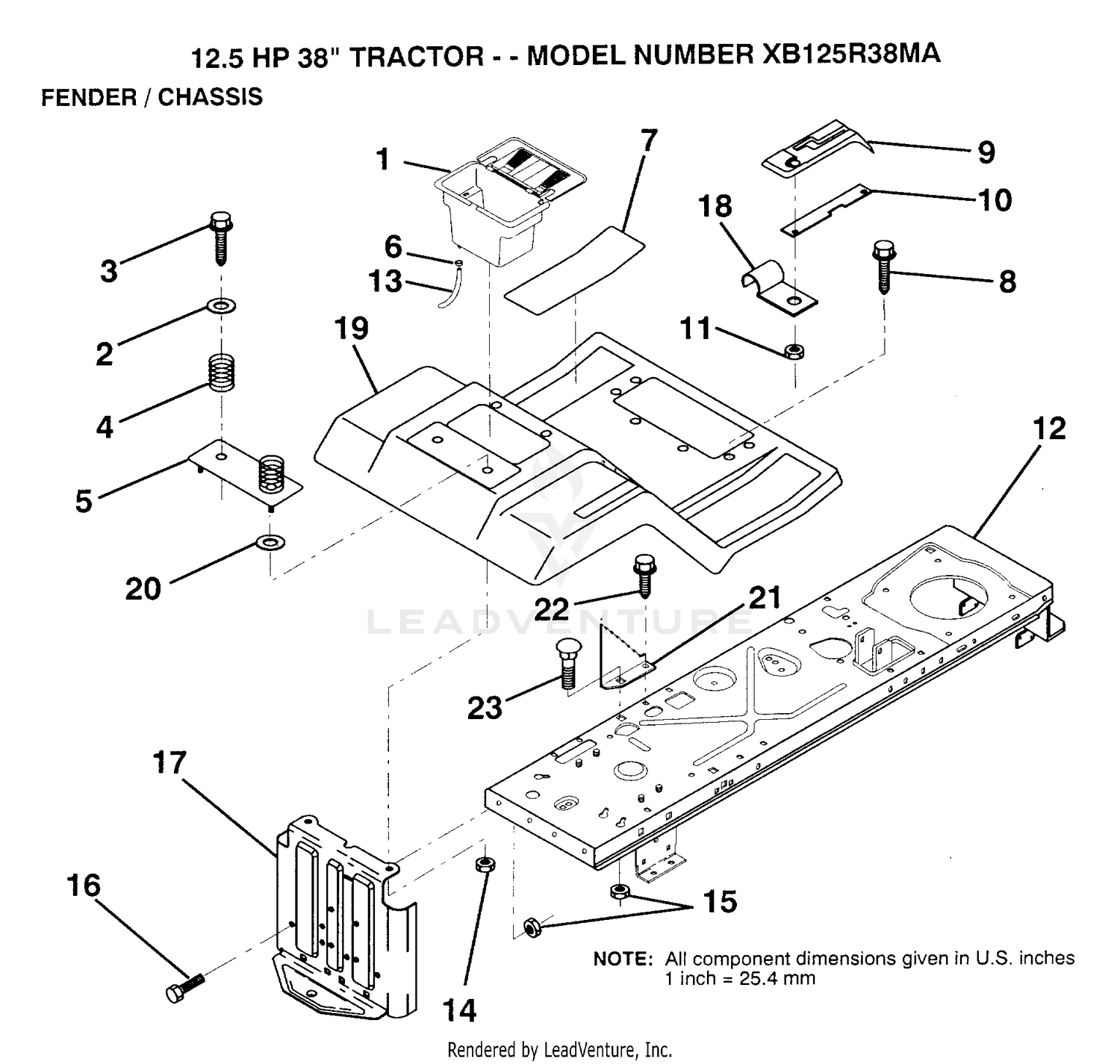 FENDER AND CHASSIS