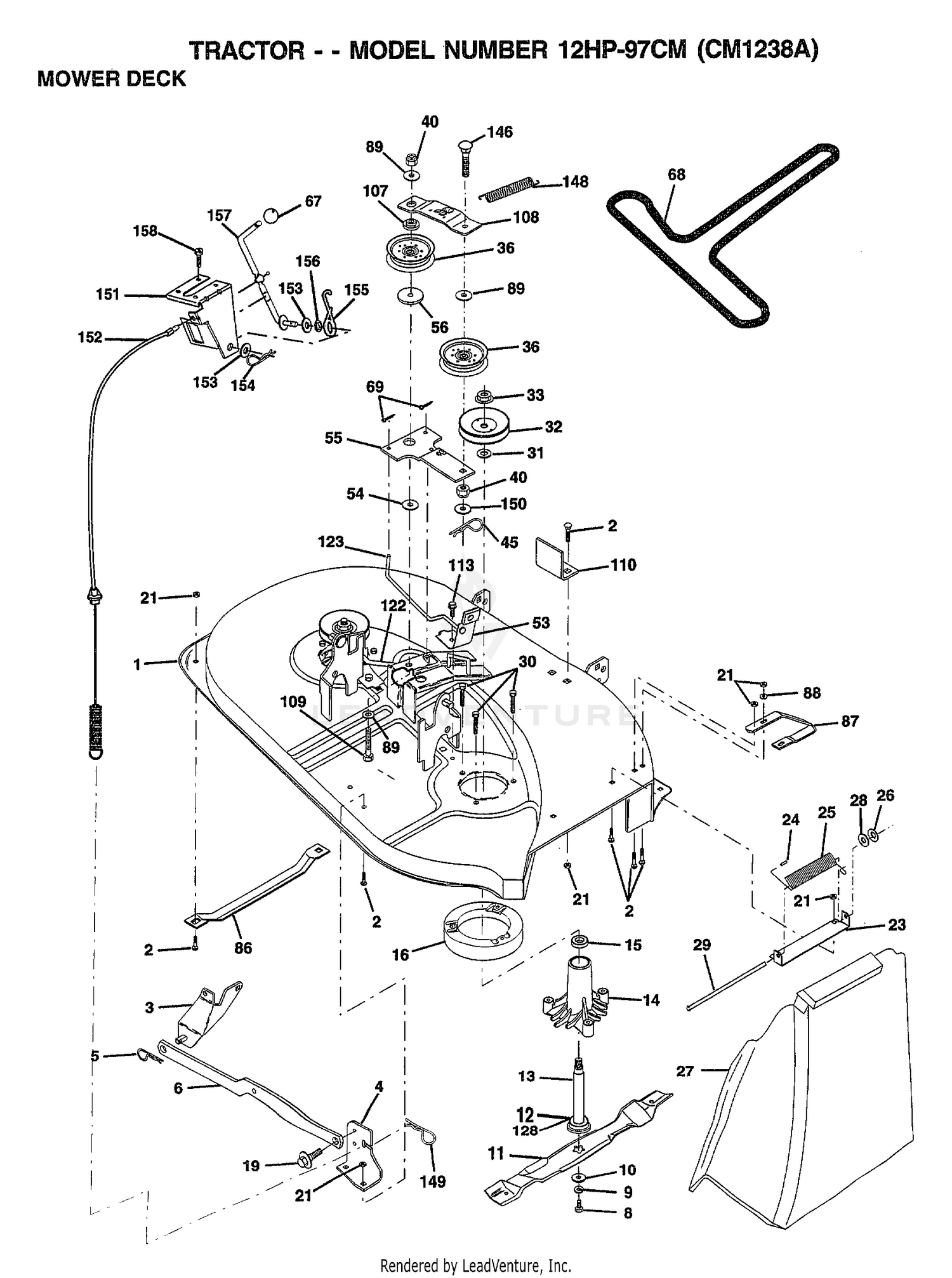 MOWER DECK