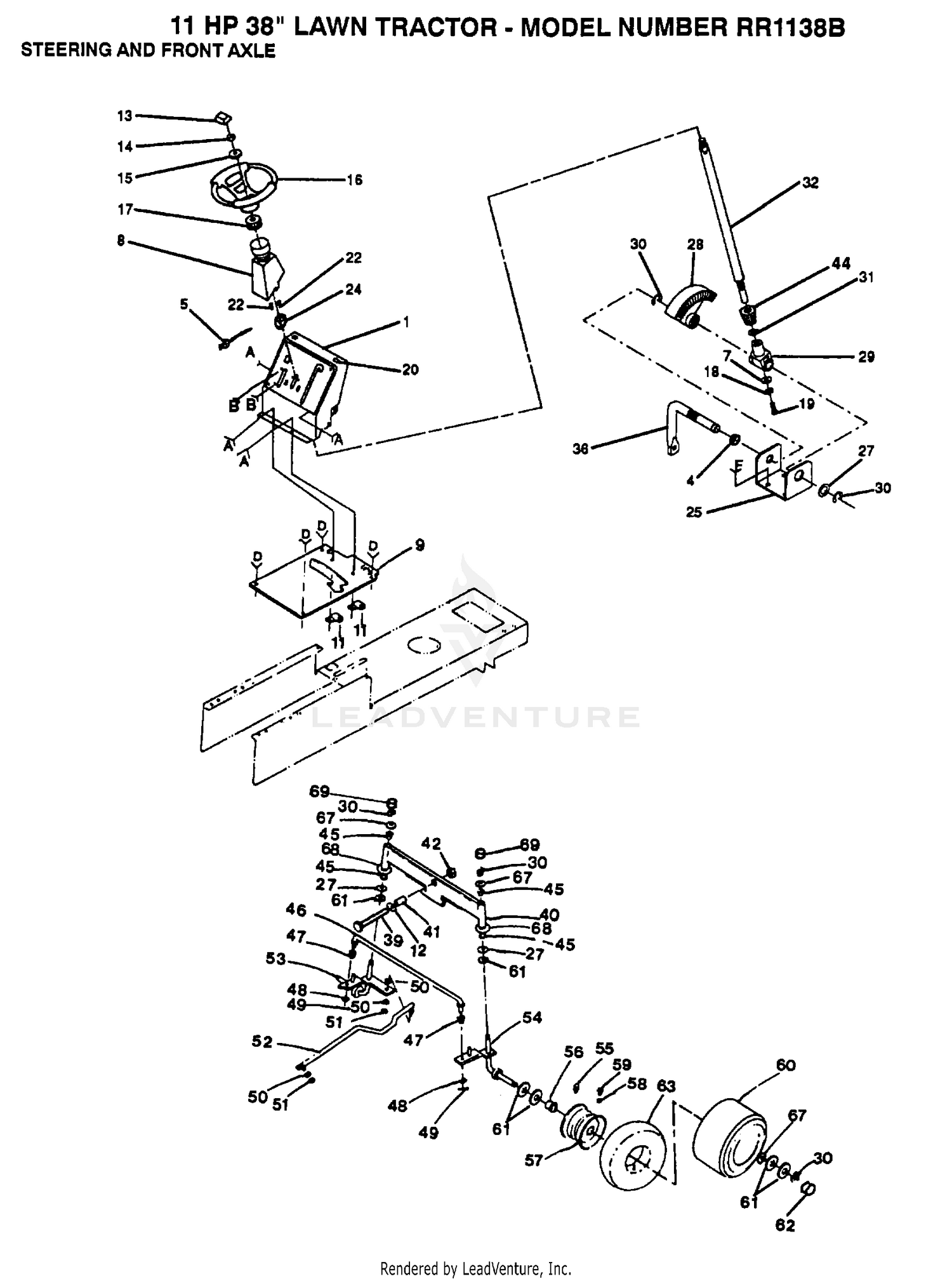 STEERING AND FRONT AXLE