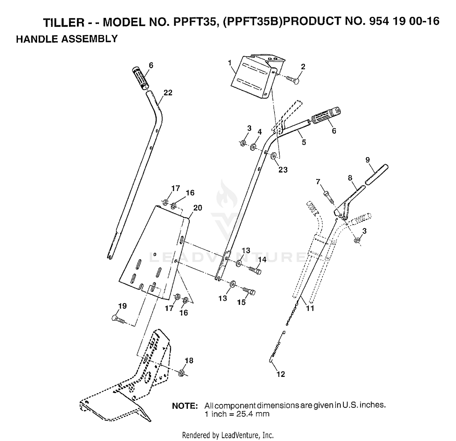 TILLER HANDLE ASSEMBLY