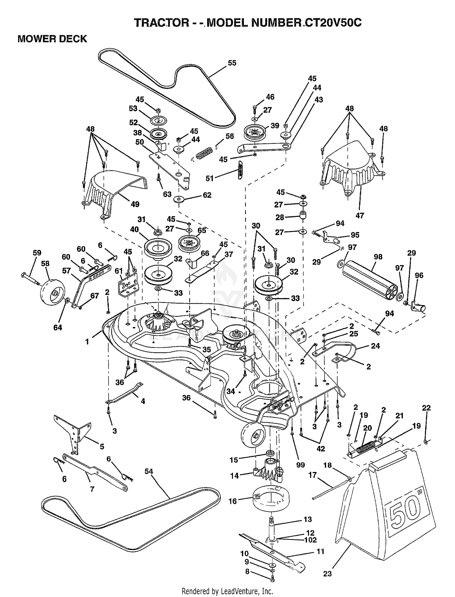 MOWER DECK