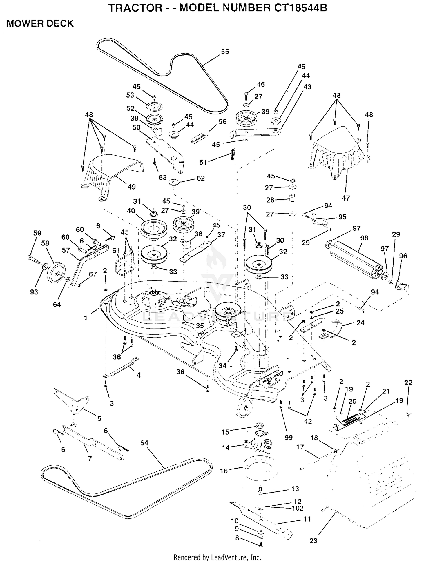 MOWER DECK