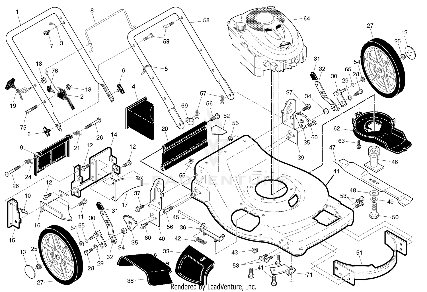 Rotary Lawn Mower