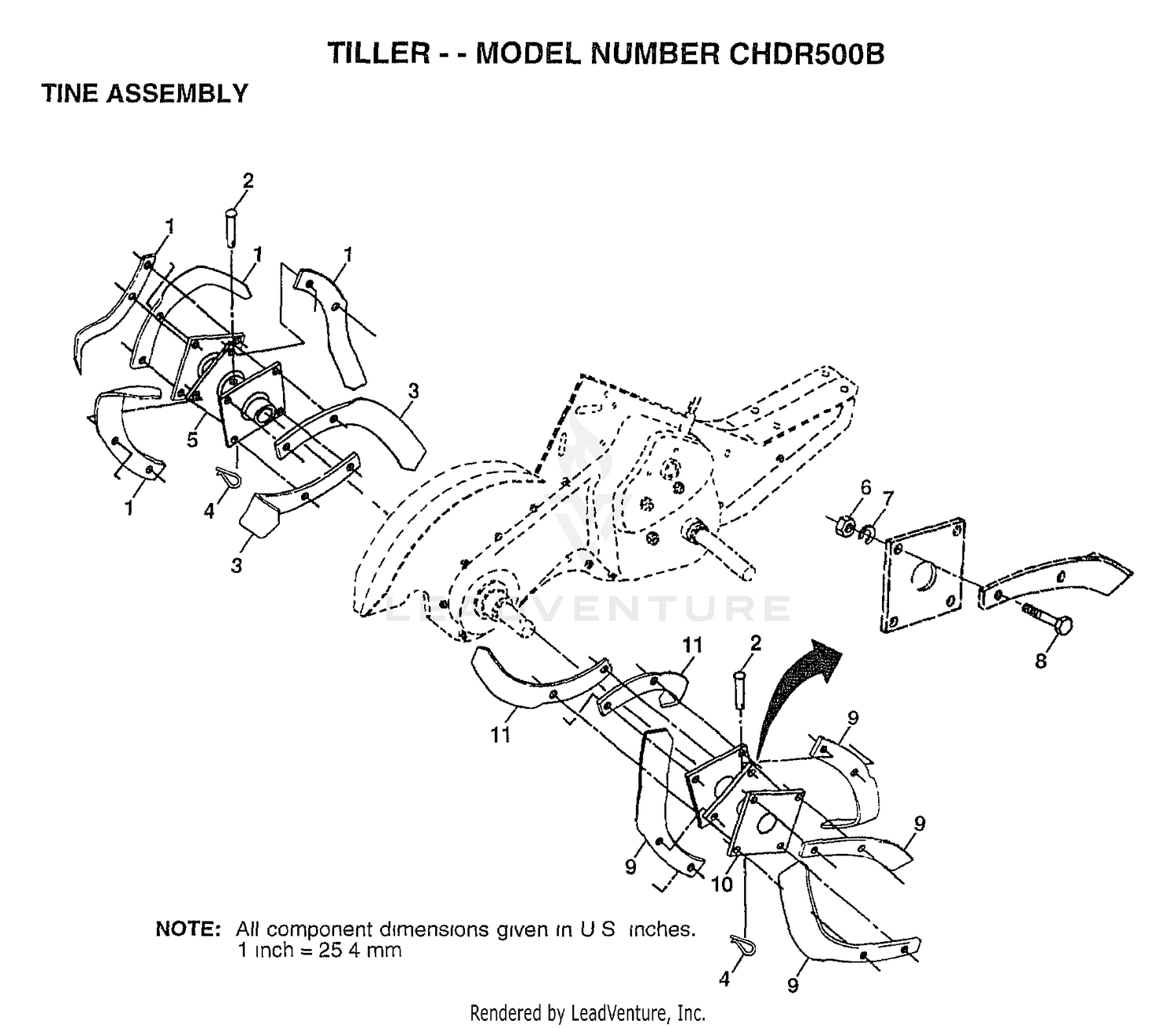 TINE ASSEMBLY