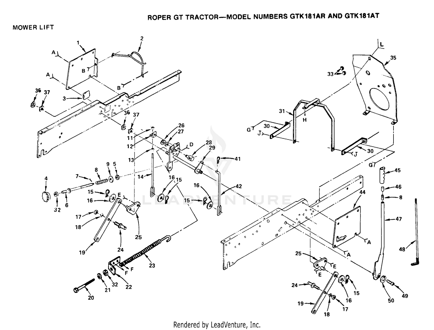 MOWER LIFT ASSY