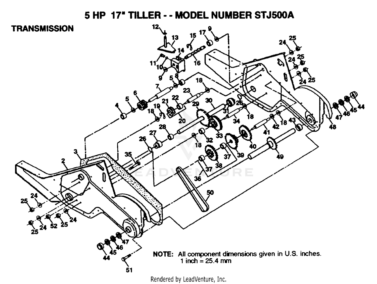 TRANSMISSION P/N BREAKOUT
