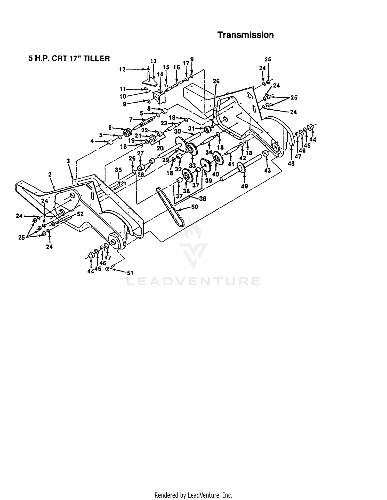 TRANSMISSION P/N BREAKOUT
