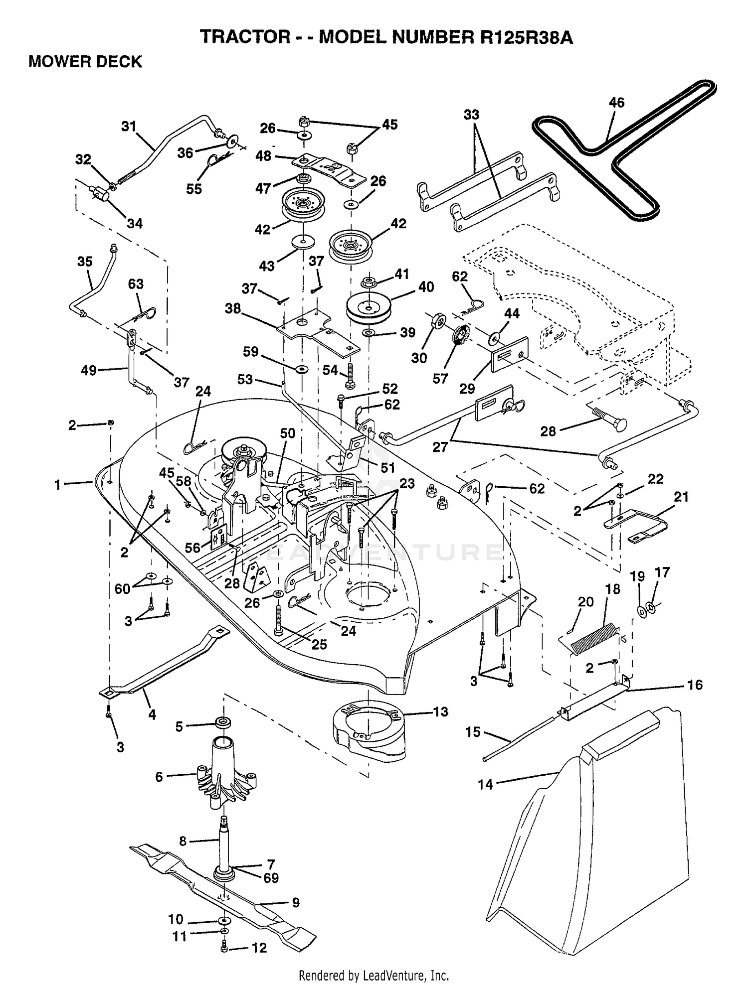 MOWER DECK