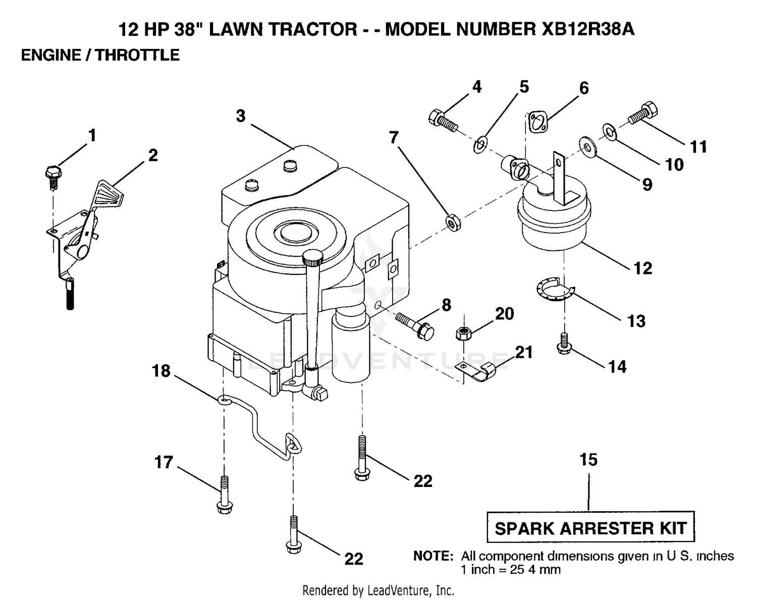 ENGINE AND THROTTLE