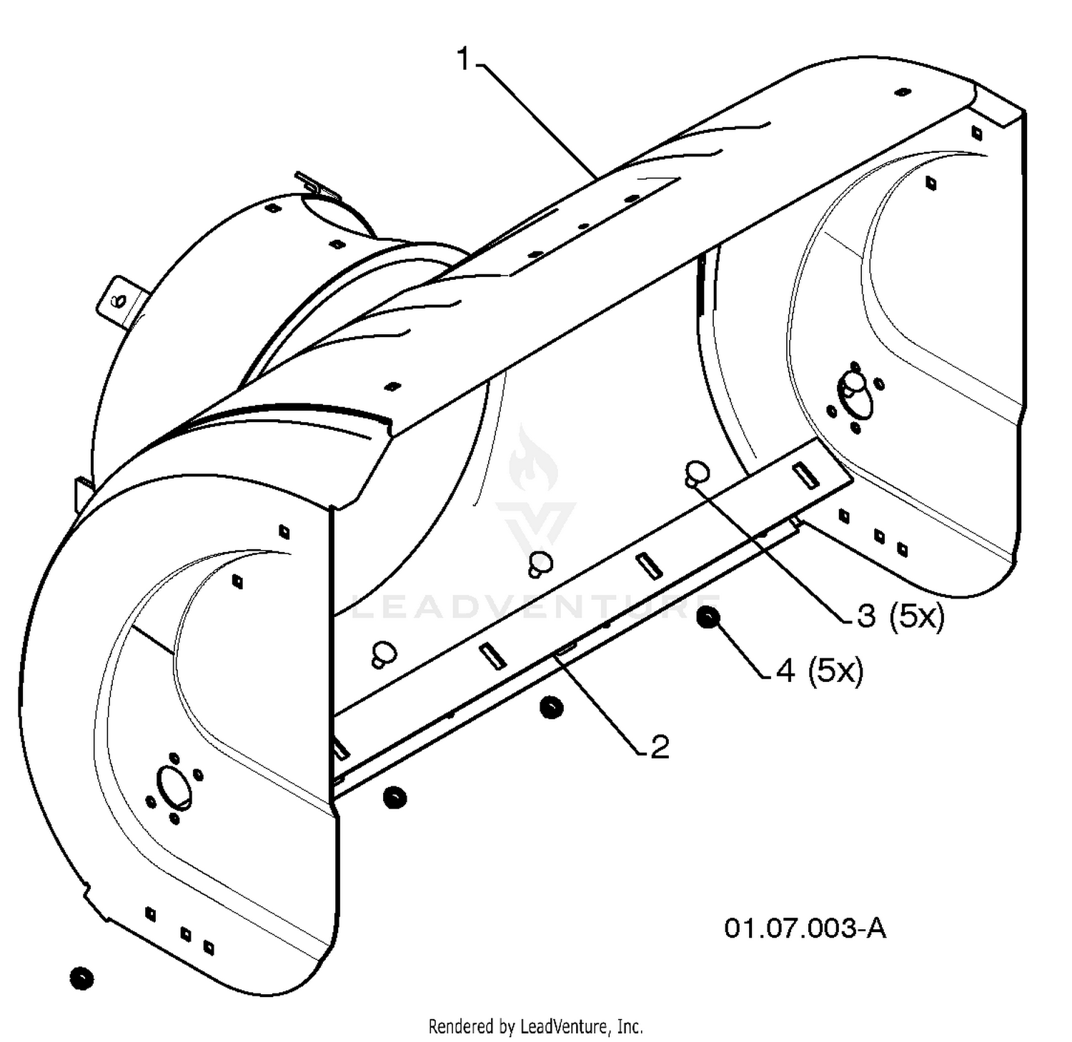 Auger Housing / Impeller Assembly