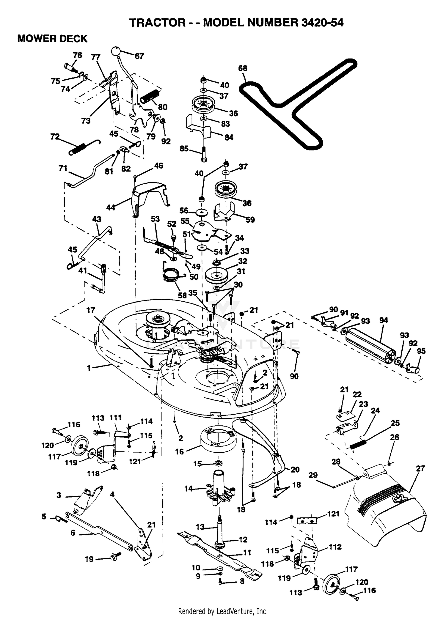 MOWER DECK