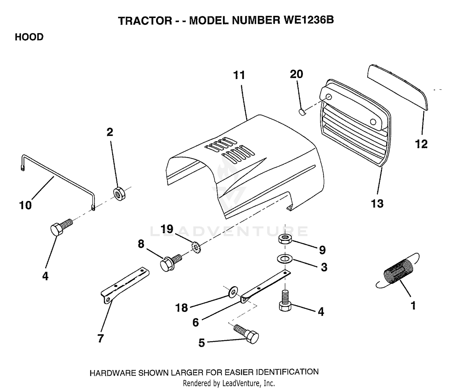 TRACTOR-HOOD
