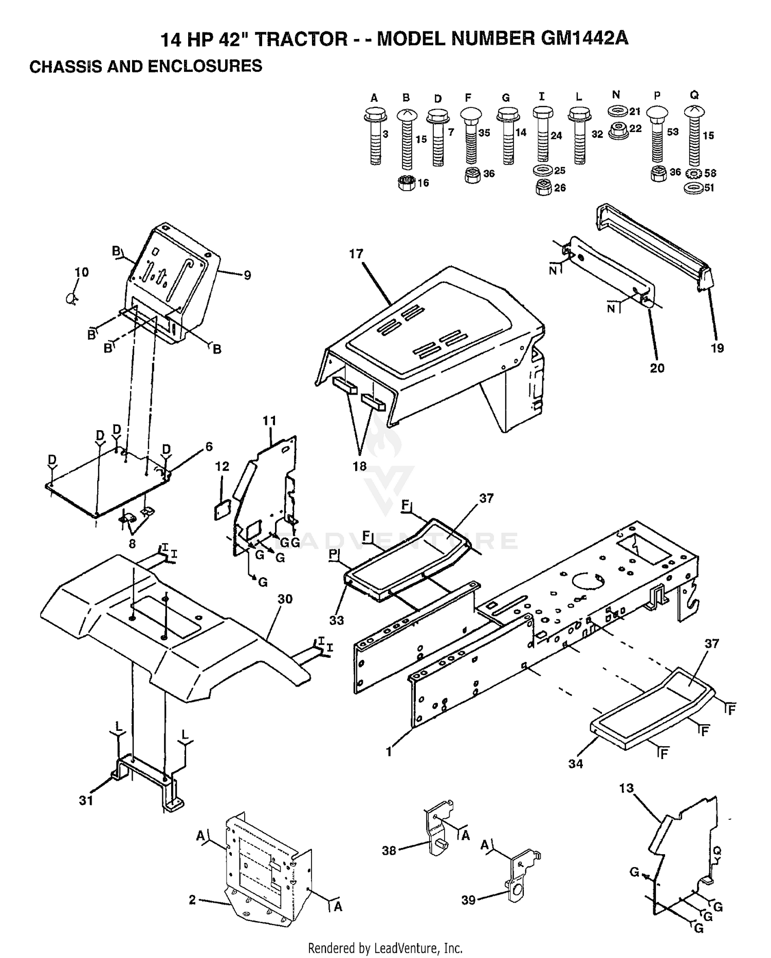 14HP 42" CHASSIS AND ENCLOSURES