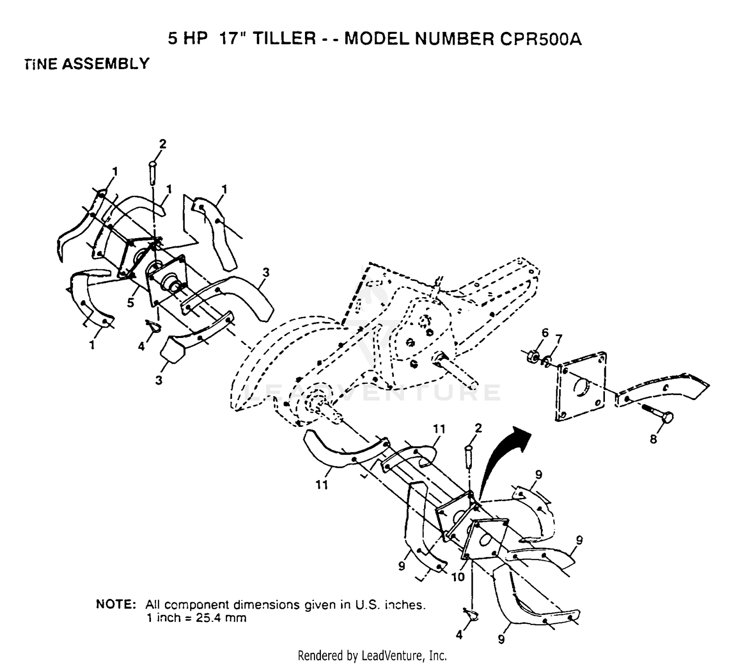 TINE ASSEMBLY