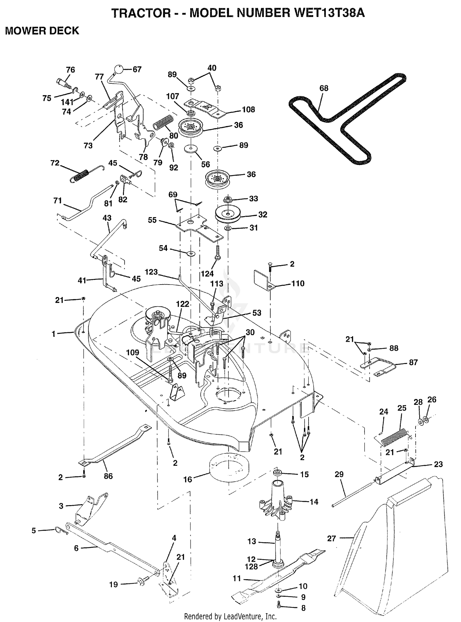 MOWER DECK