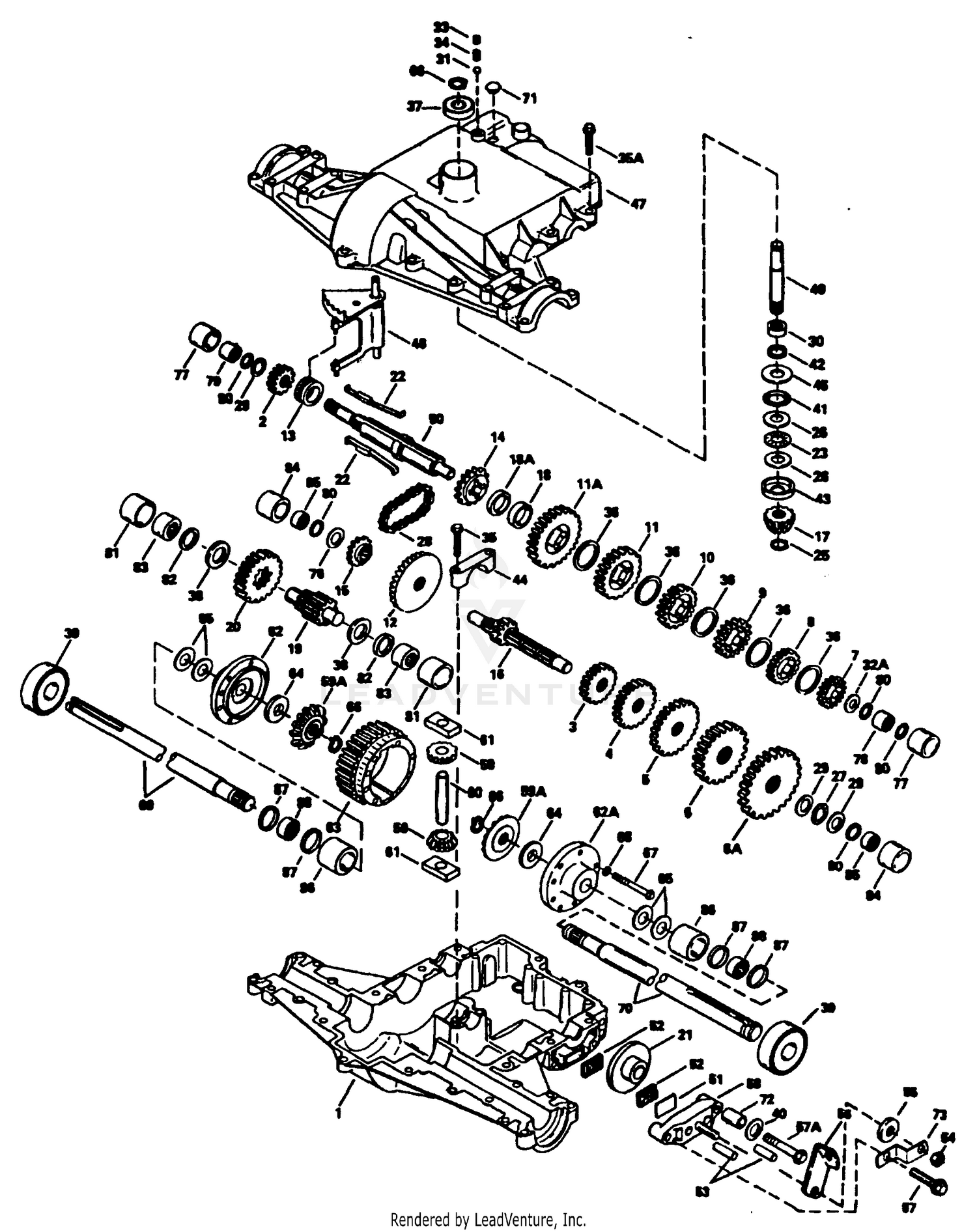 TRANSAXLE - PEERLESS MODEL NUMBER 820-016