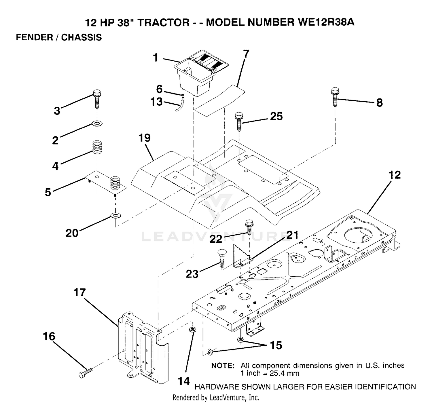 FENDER AND CHASSIS