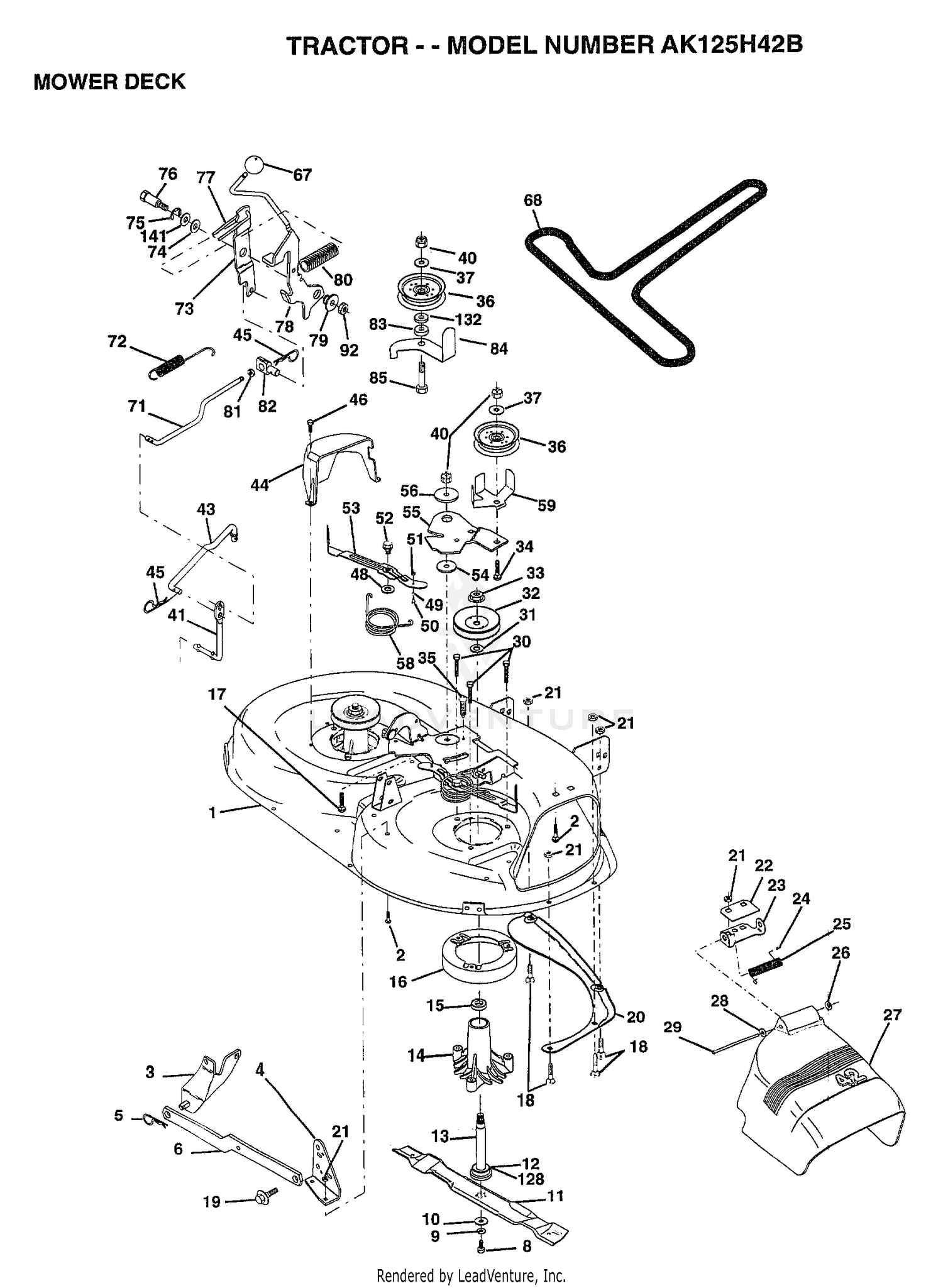 MOWER DECK