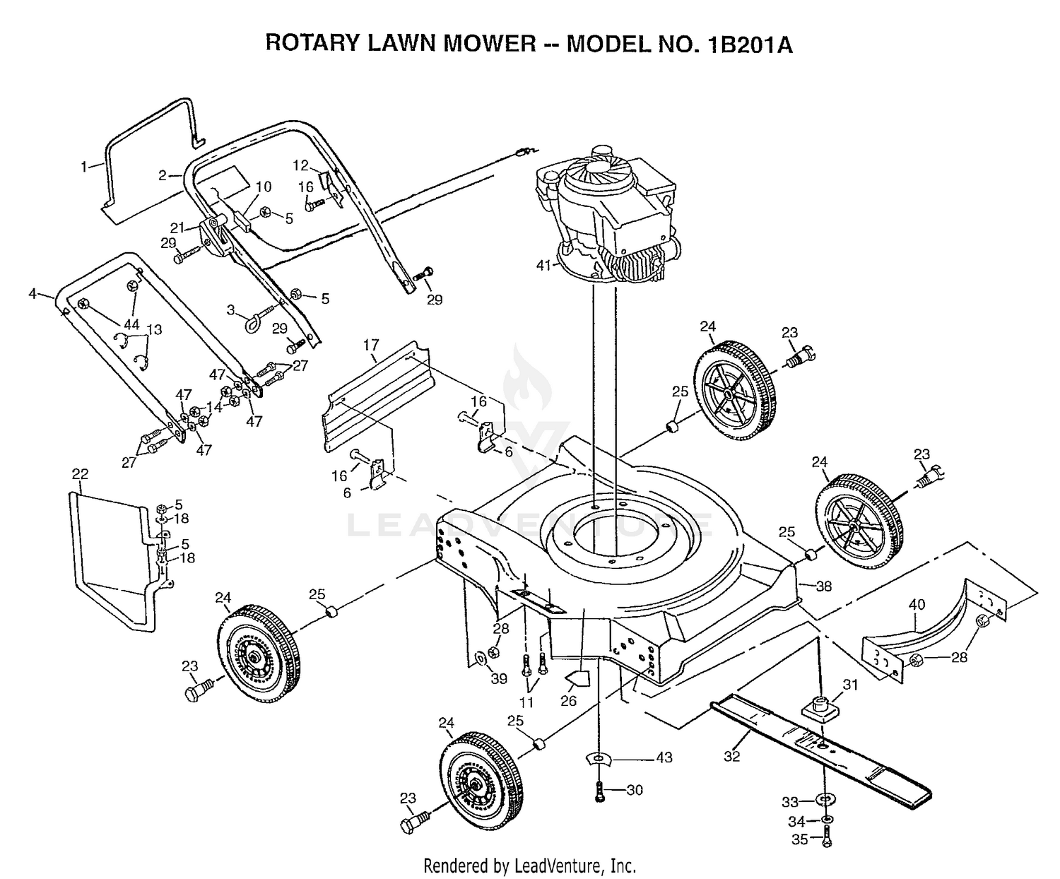 ROTARY LAWN MOWER